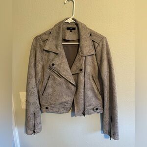 Fate snake skin patterned jacket.